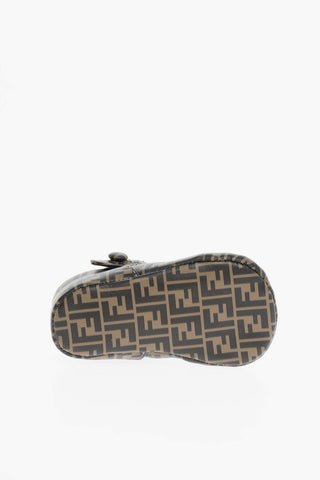 Calfskin Sandals with Allover FF Pattern