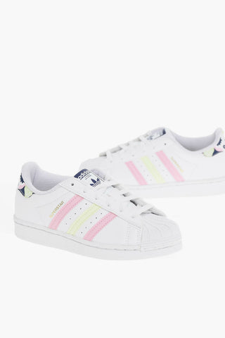 Sneakers SUPERSTAR Allacciate con Righe Laterali