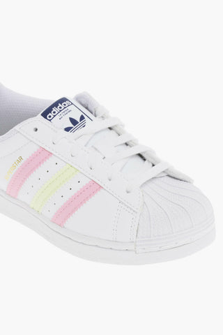 Sneakers SUPERSTAR Allacciate con Righe Laterali