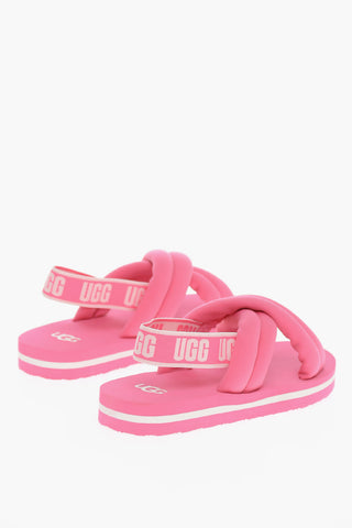 EVERLEE Slides with Logoed Elastic Band