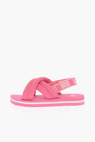 EVERLEE Slides with Logoed Elastic Band
