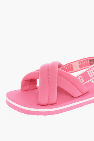 EVERLEE Slides with Logoed Elastic Band