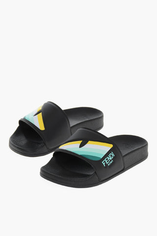 Slides in Gomma con Stampa Logo Multicolor