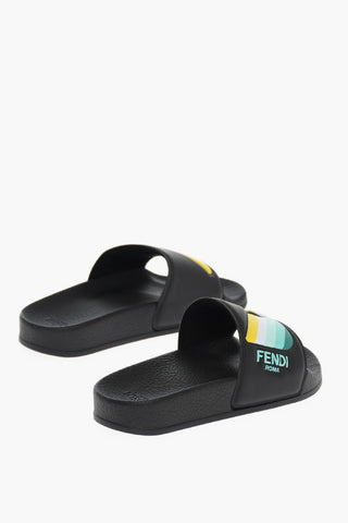 Slides in Gomma con Stampa Logo Multicolor