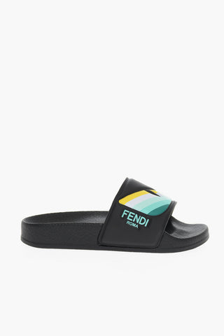 Slides in Gomma con Stampa Logo Multicolor