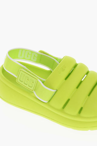 Neon SPORT YEAH Sandals with Logoed Band