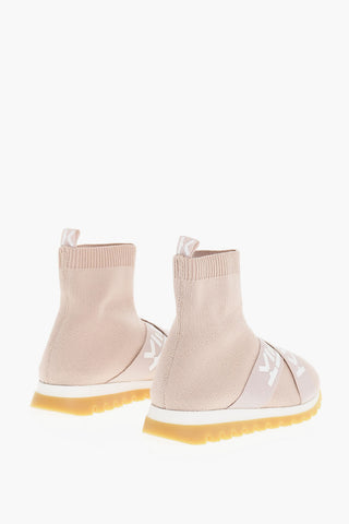 Sock Sneakers with Logoed Elastic Tape