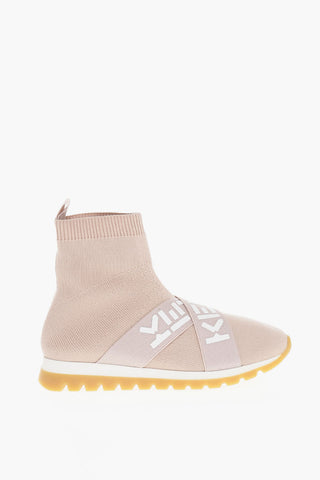 Sock Sneakers with Logoed Elastic Tape