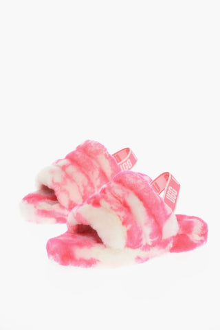 Sandali Shearling T FLUFF con Banda Logata