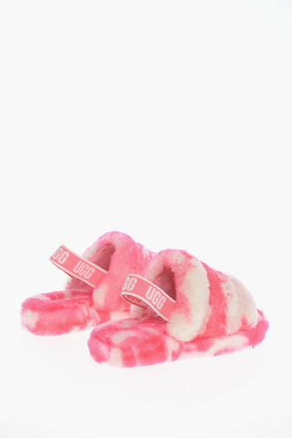 Sandali Shearling T FLUFF con Banda Logata