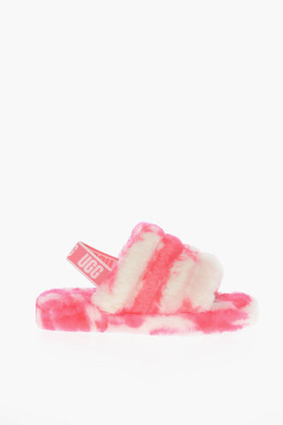 Sandali Shearling T FLUFF con Banda Logata
