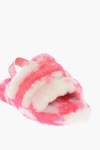 Sandali Shearling T FLUFF con Banda Logata