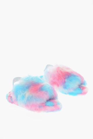 Slides Shearling K FLUFF YEAH con Banda Logata