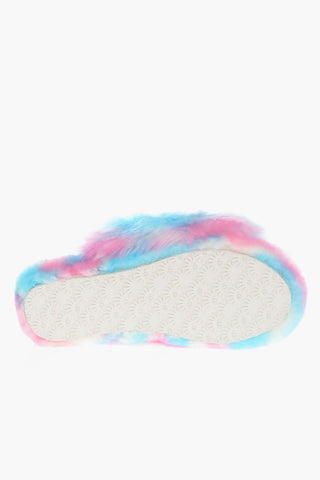 Slides Shearling K FLUFF YEAH con Banda Logata