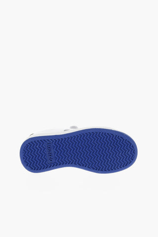 Sneakers in Pelle con Chiusura in Velcro e Logo Multicolor