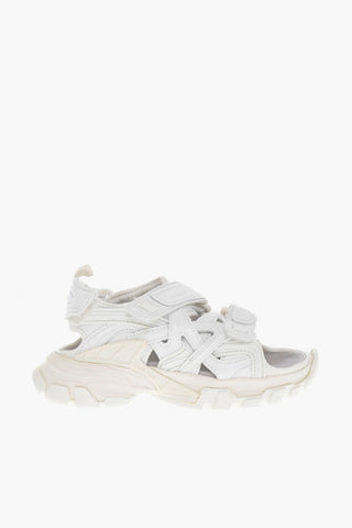 TRACK Sandals with Cut-out Detailing and Velcro Fastening