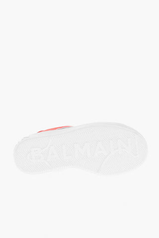 Scarpe Basse Allacciate in Pelle con Logo