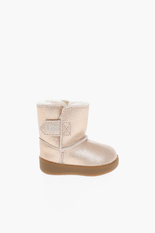 Sheepskin KEELAN Boots with Embroidered Logo