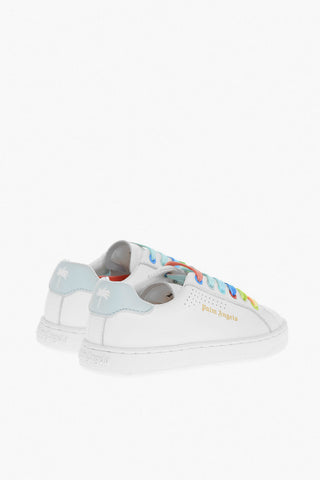 Calfskin PALM 1 Sneakers with Multicolored Laces