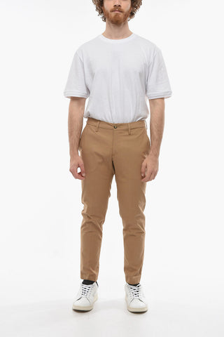 Stretch Cotton NEWTOWN Chino Pants with Belt Loops
