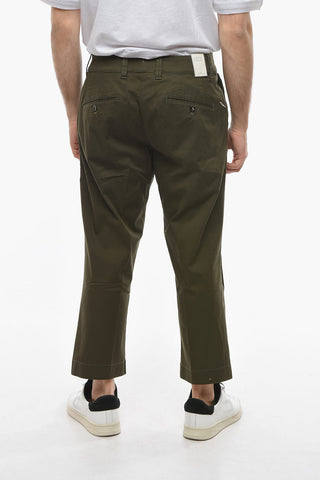 Single-Pleat Stretch Cotton MARAIS Pants
