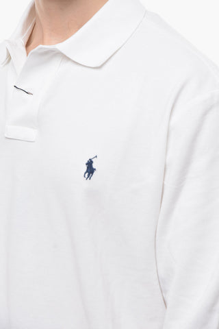 POLO Pique Cotton Long-sleeved Slim Fit Polo