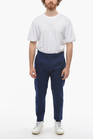Solid Color Stretch Cotton RAVAL Pants