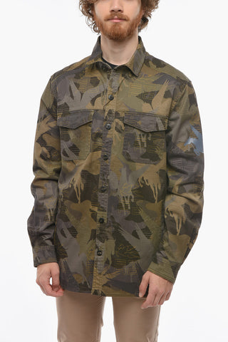 Monogram Camouflage Denim Saharan Overshirt