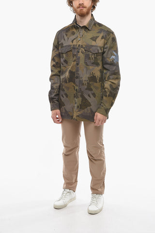 Monogram Camouflage Denim Saharan Overshirt