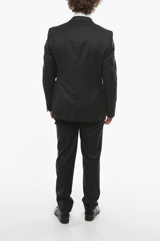 CC COLLECTION Peak Lapel REFINED Virgin Wool Suit