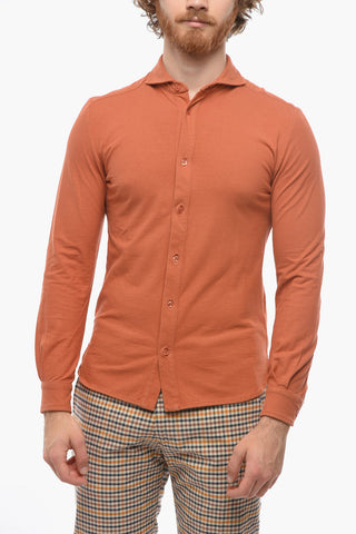 Jersey ANTIBES Shirt with Spread Collar