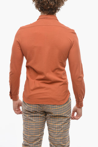 Jersey ANTIBES Shirt with Spread Collar