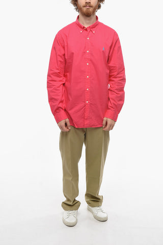 POLO Popeline Slim-fit Shirt with Button Down Collar