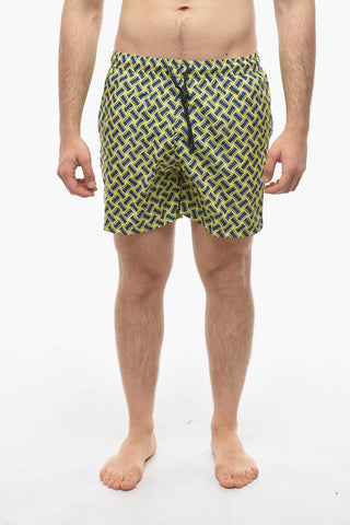 Two-Tone Swim Shorts with 3 Pockets