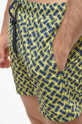 Two-Tone Swim Shorts with 3 Pockets