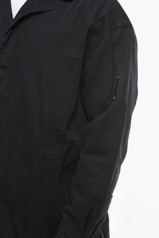 Overshirt in Denim con Doppia Tasca a Toppa