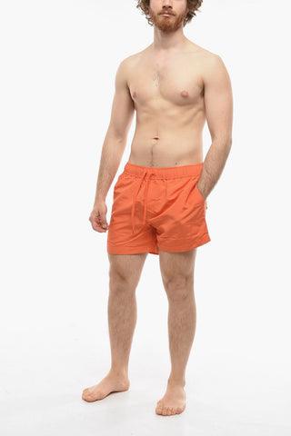 Solid Color MASON Swim Shorts with 3 Pockets