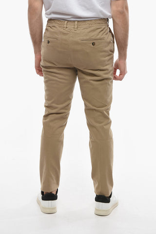 Stretch Cotton MITTE Chino Pants with Drawstring Waist
