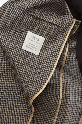 Double-breasted CHELSEA Houndstooth Blazer