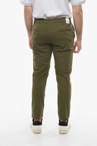 Pantaloni NEWTOWN in Tinta Unita a Vita Regolare