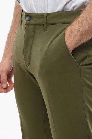 Pantaloni NEWTOWN in Tinta Unita a Vita Regolare