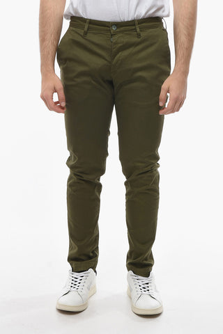 Solid Color NEWTOWN Chino Pants with Belt Loops