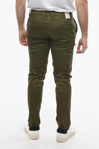 Solid Color NEWTOWN Chino Pants with Belt Loops