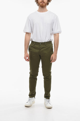 Solid Color NEWTOWN Chino Pants with Belt Loops