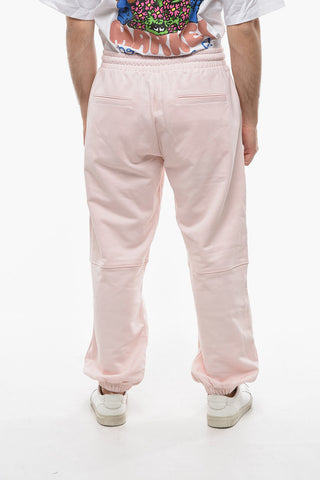 KAILAND O.MORRIS Joggers in Cotone Garzato con Logo Ricamato
