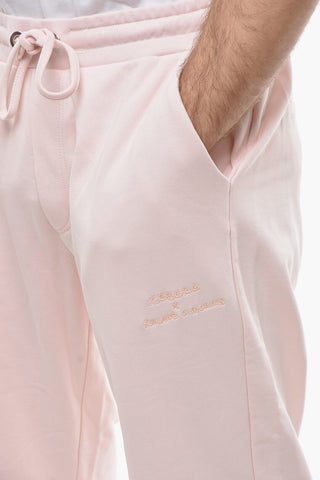 KAILAND O.MORRIS Joggers in Cotone Garzato con Logo Ricamato