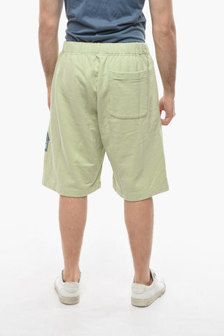 Drawstring Shorts with Graphic Print