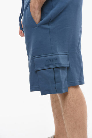 KAILAND O.MORRIS  Brushed Cotton Cargo Shorts