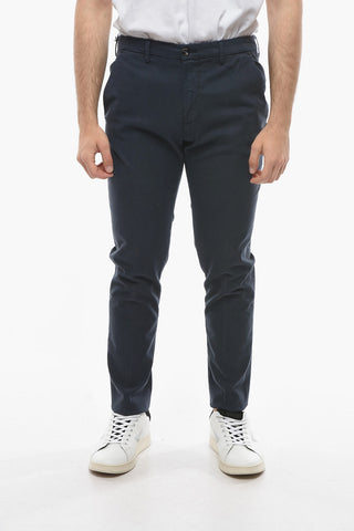 Solid color MARAIS Chino Pants with Flap Pockets