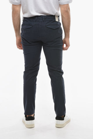 Solid color MARAIS Chino Pants with Flap Pockets